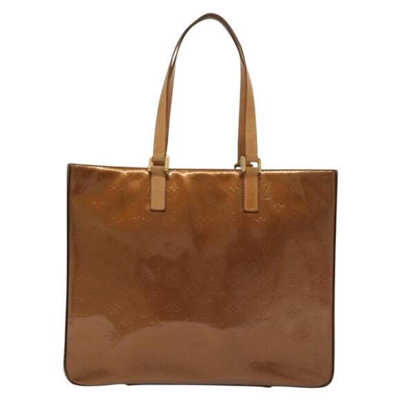 LOUIS VUITTON Monogram Vernis Columbus Tote Bag Bronze M91134 - Picture 2 of 13